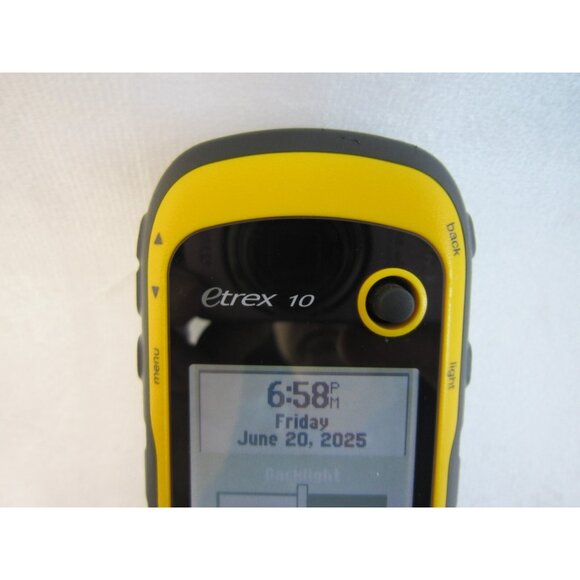 Garmin eTrex 10 Handheld GPS Monochrome Display Navigator Tested/Works - Picture 3 of 10